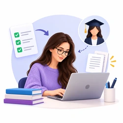 A subject writer handles the tasks